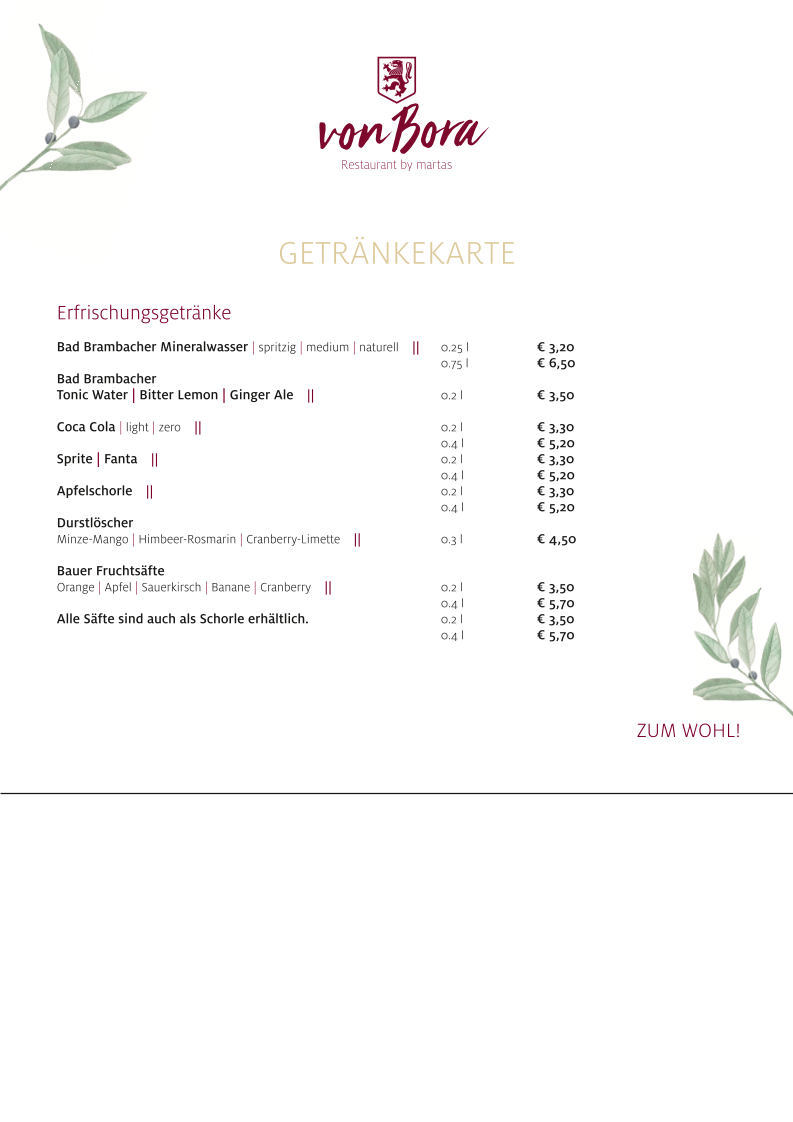 Speisekarte photo 9