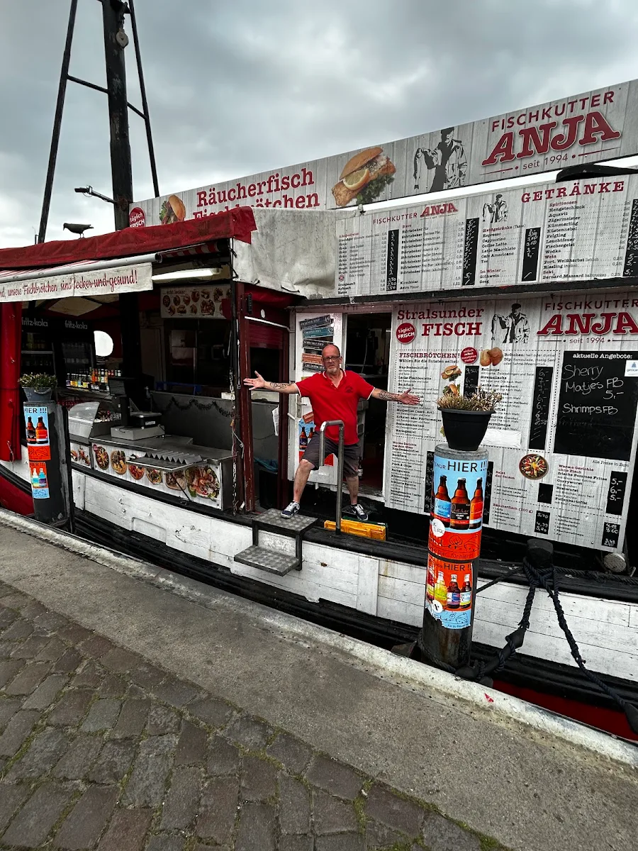 Speisekarte, Fischbrötchenkutter Anja
