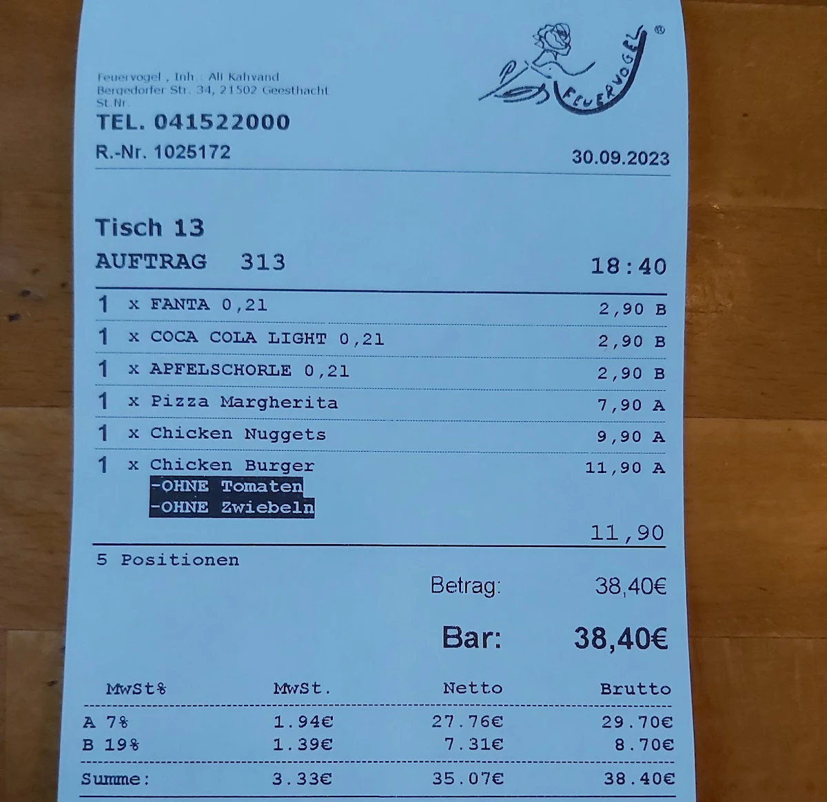 Speisekarte photo 3