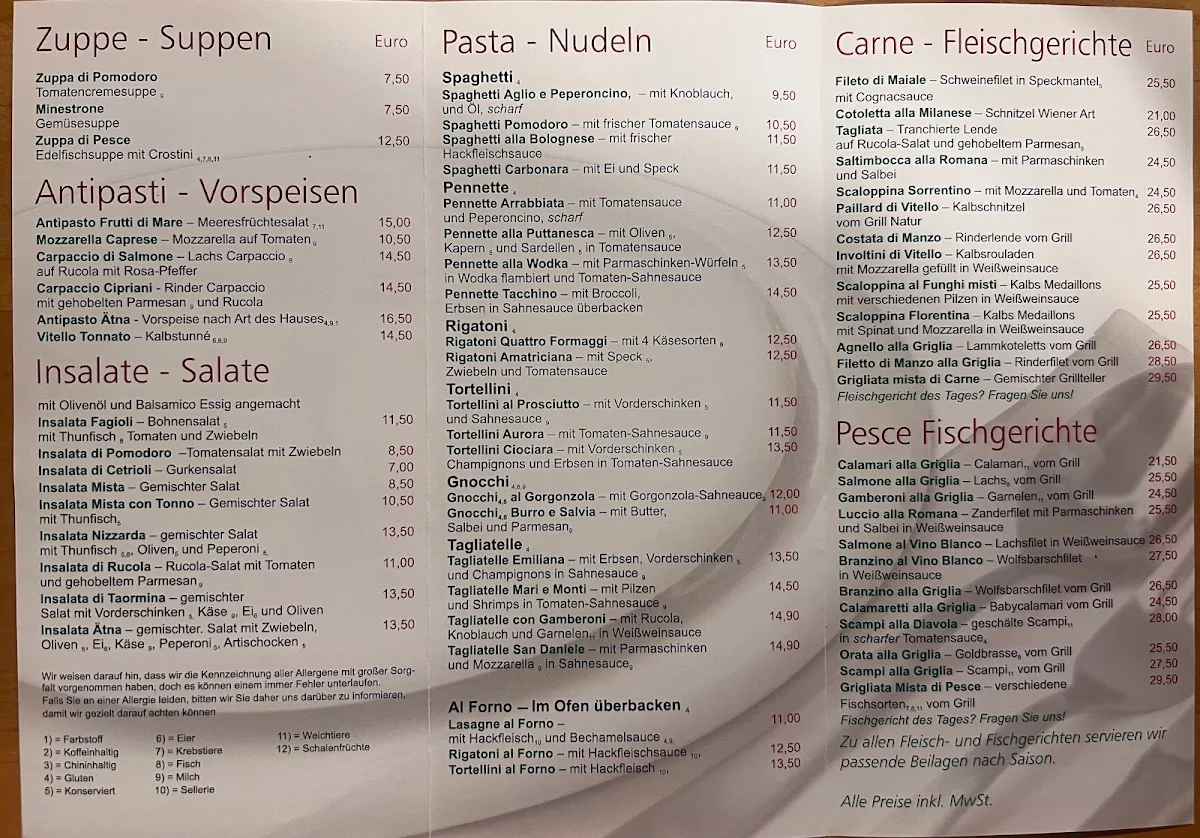 Speisekarte photo 1