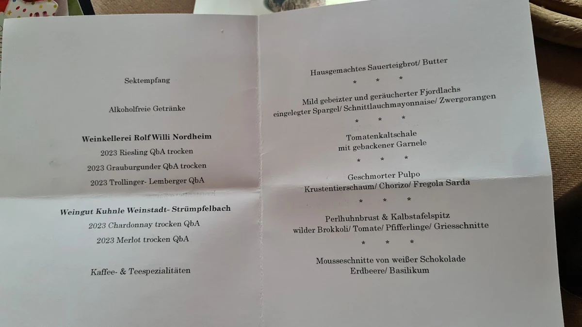 Speisekarte photo 1