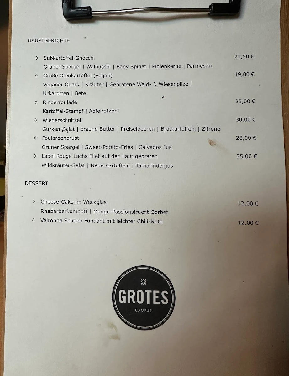 Speisekarte photo 2