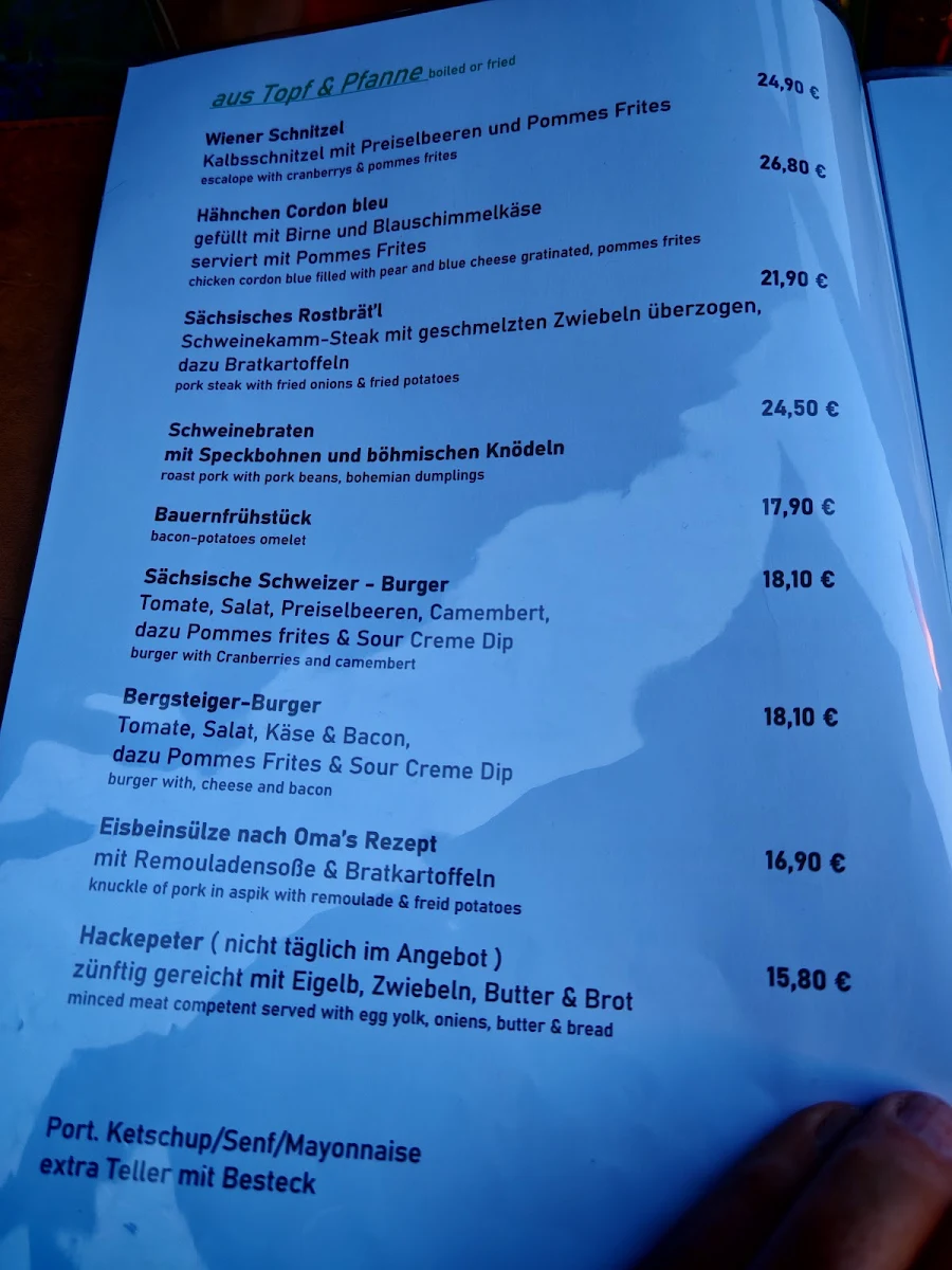 Speisekarte photo 1