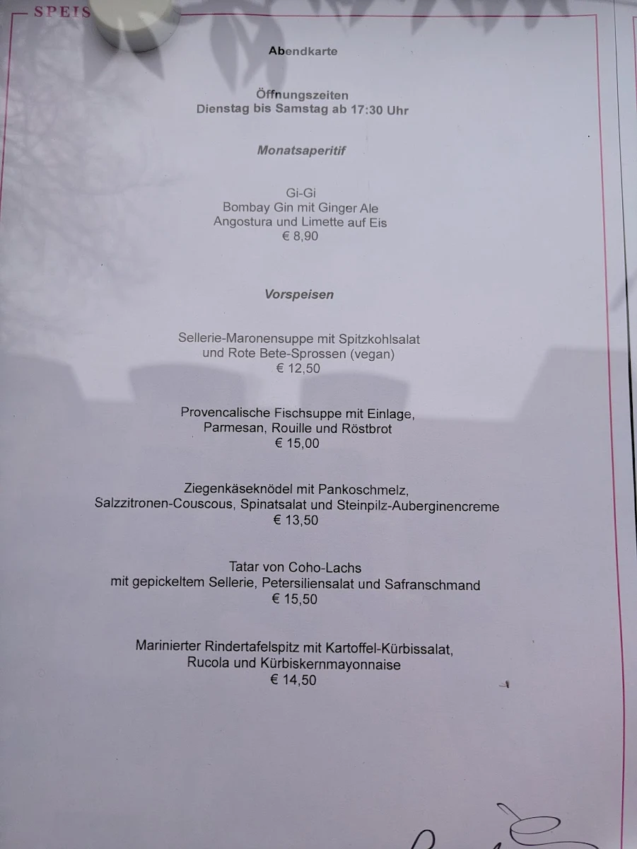 Speisekarte photo 4