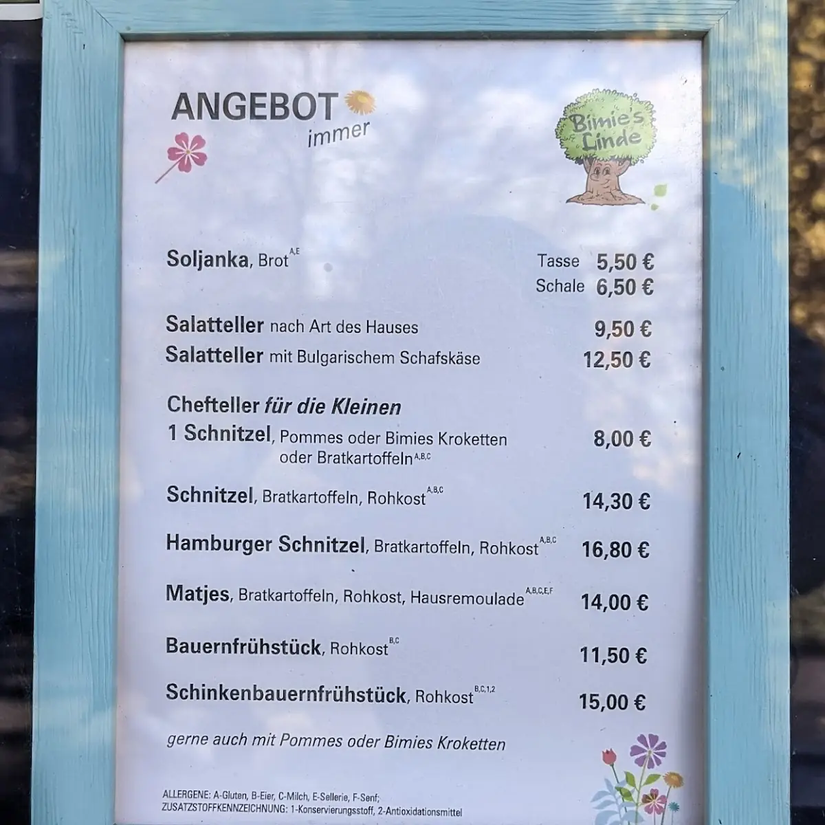 Speisekarte photo 2