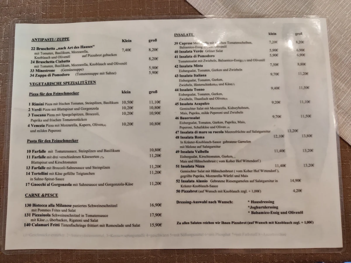 Speisekarte photo 1