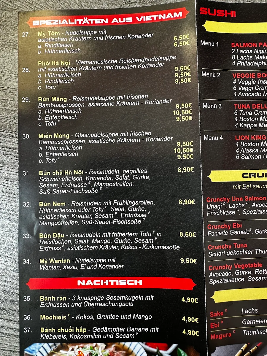 Speisekarte photo 1