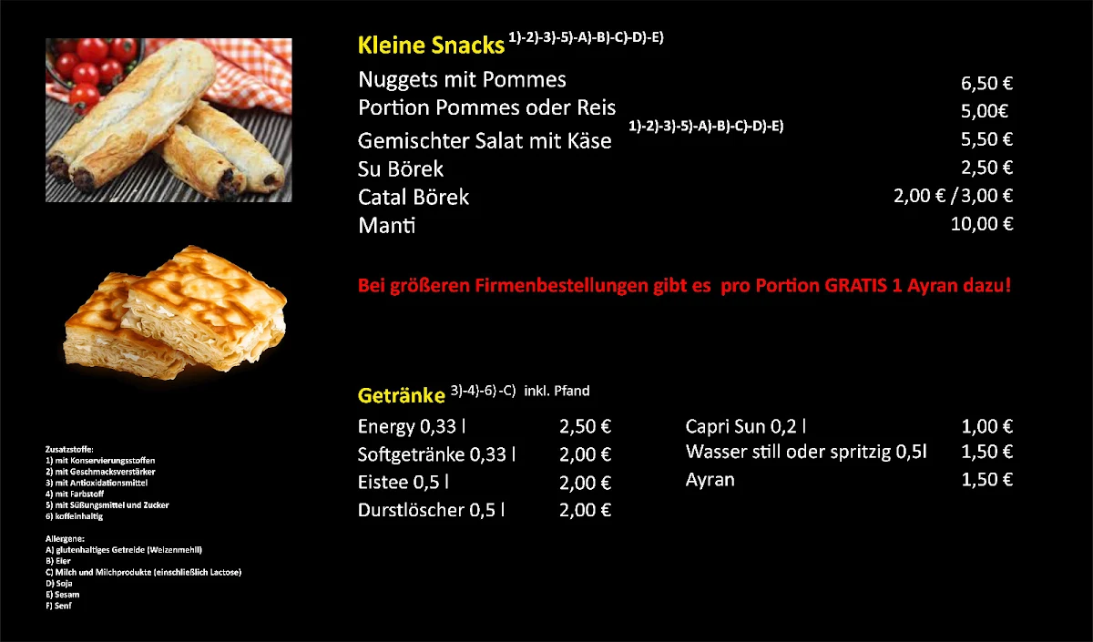 Speisekarte photo 3