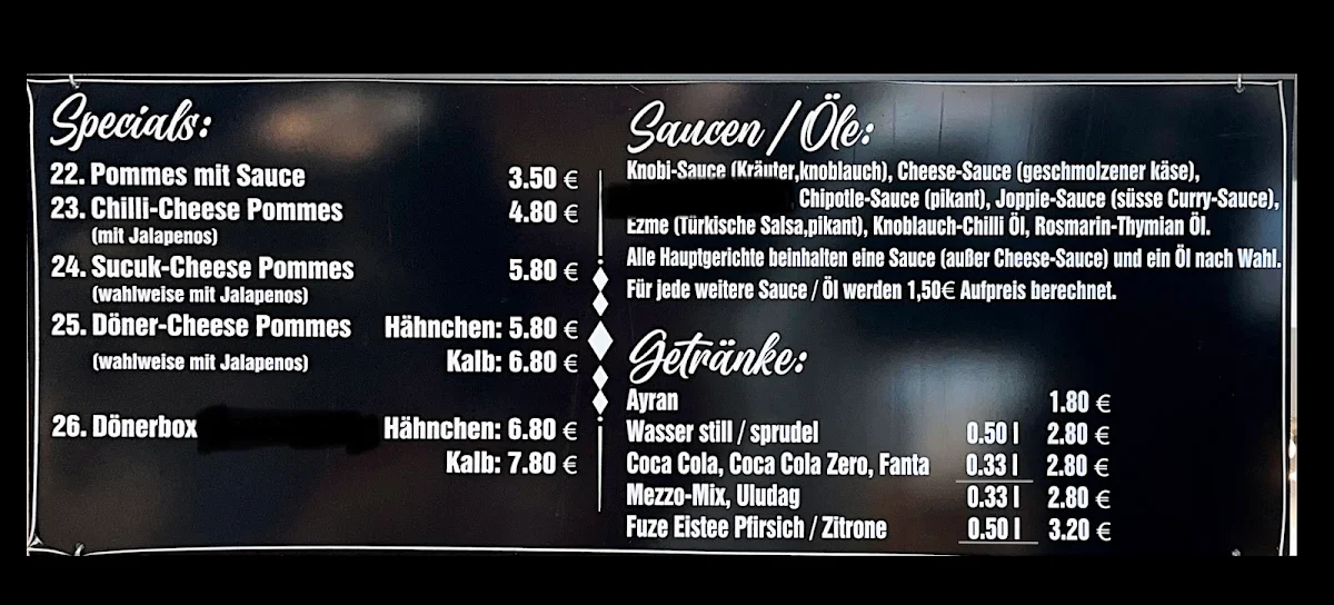 Speisekarte photo 3