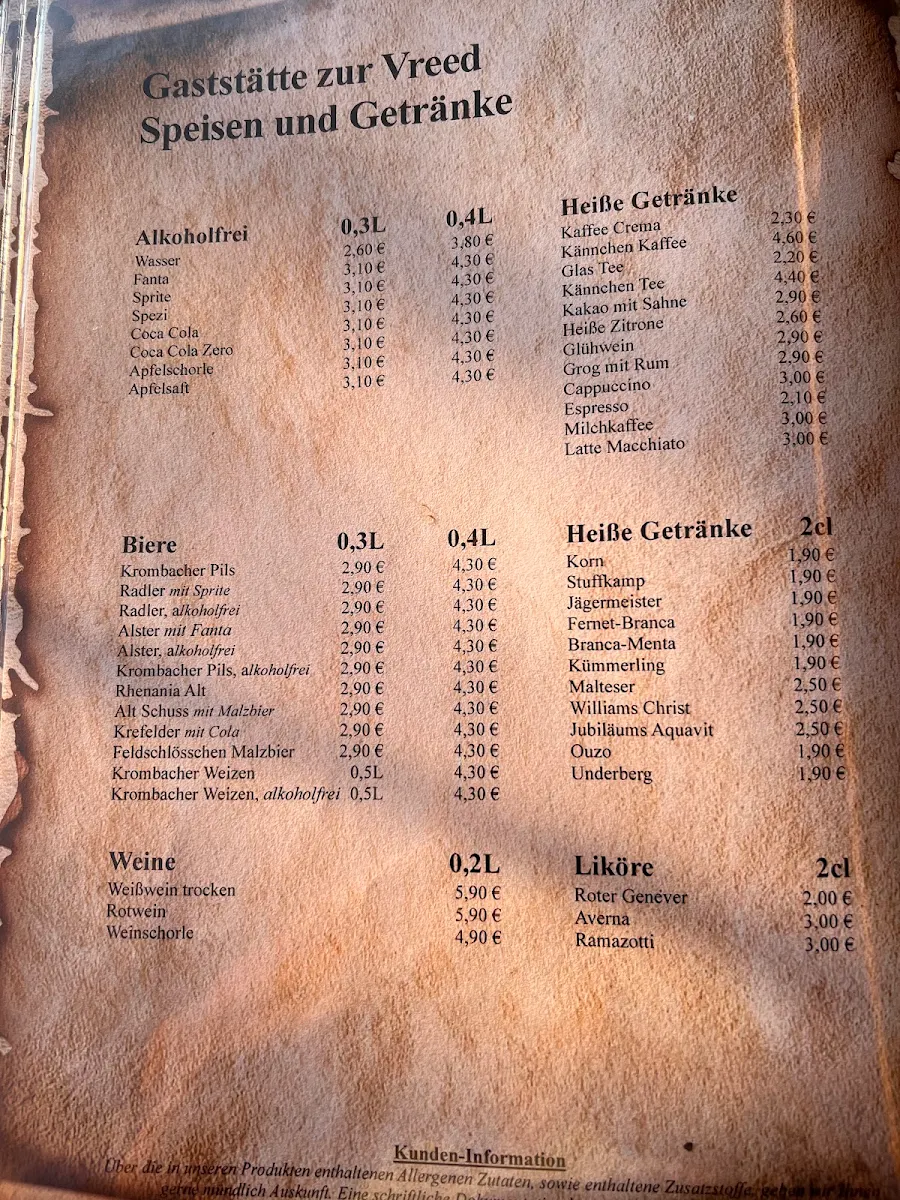Speisekarte photo 1