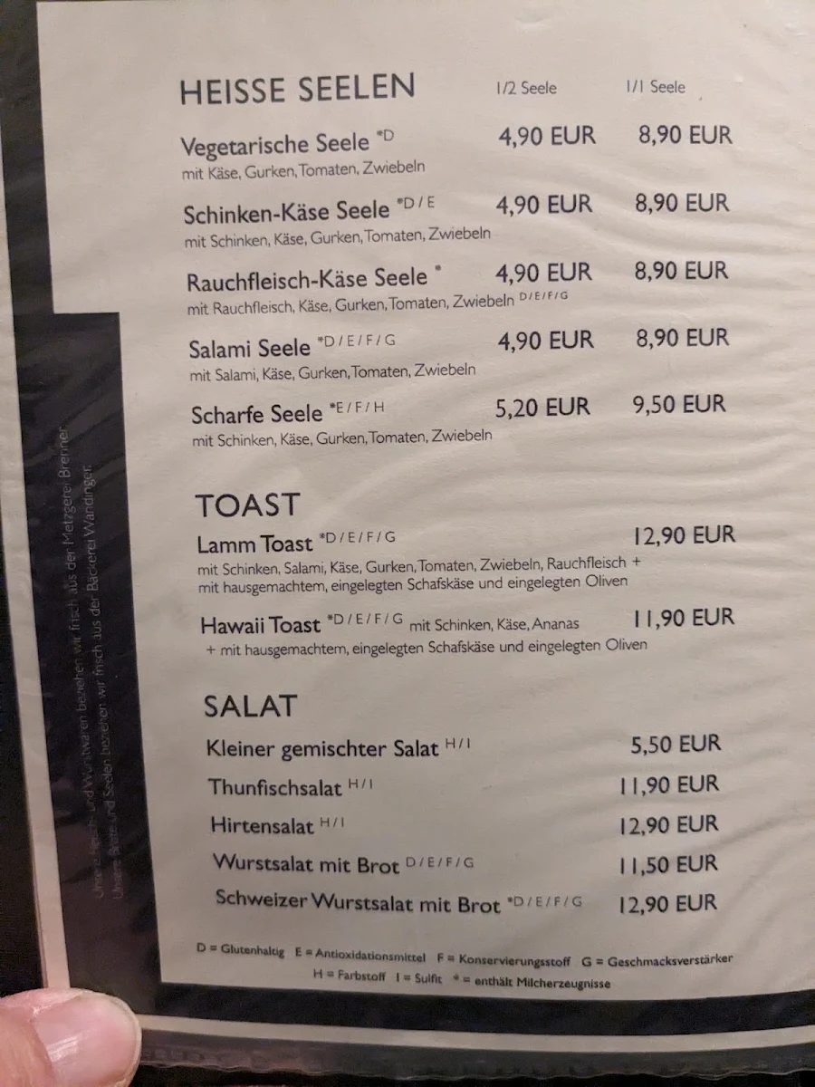 Speisekarte photo 2