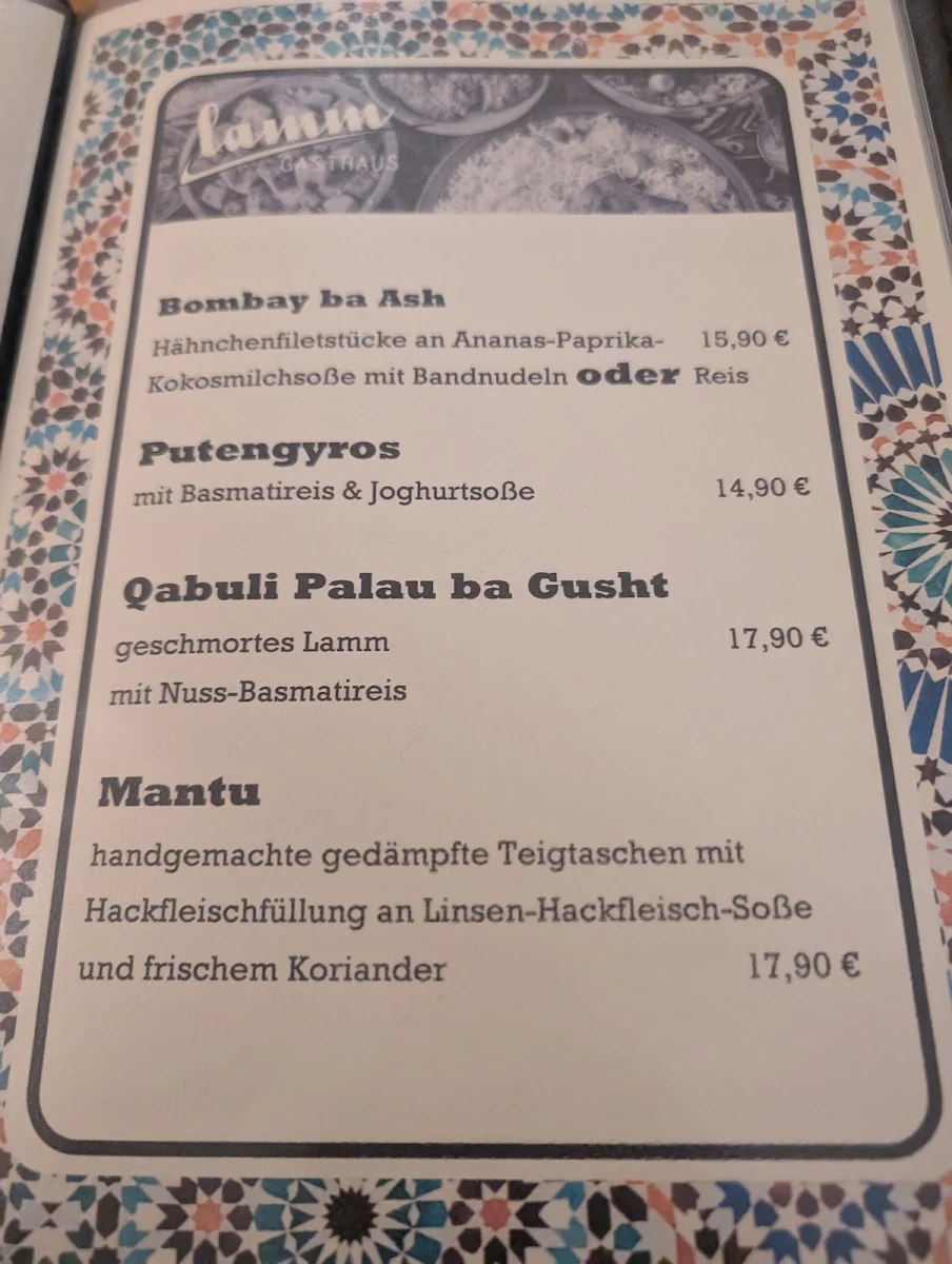 Speisekarte photo 3