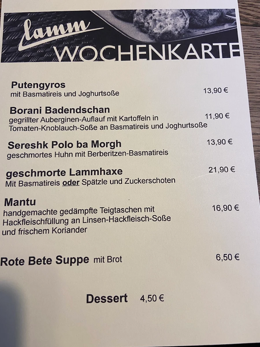 Speisekarte photo 4