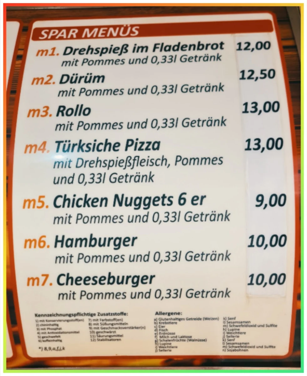 Speisekarte photo 1