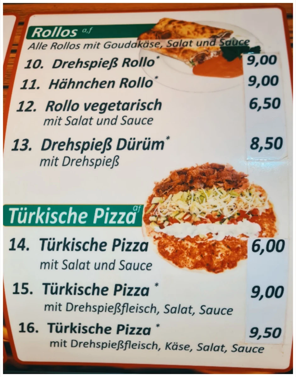 Speisekarte photo 2