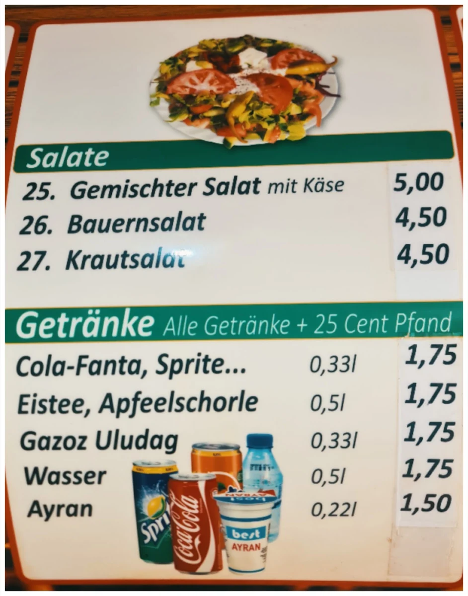Speisekarte photo 3