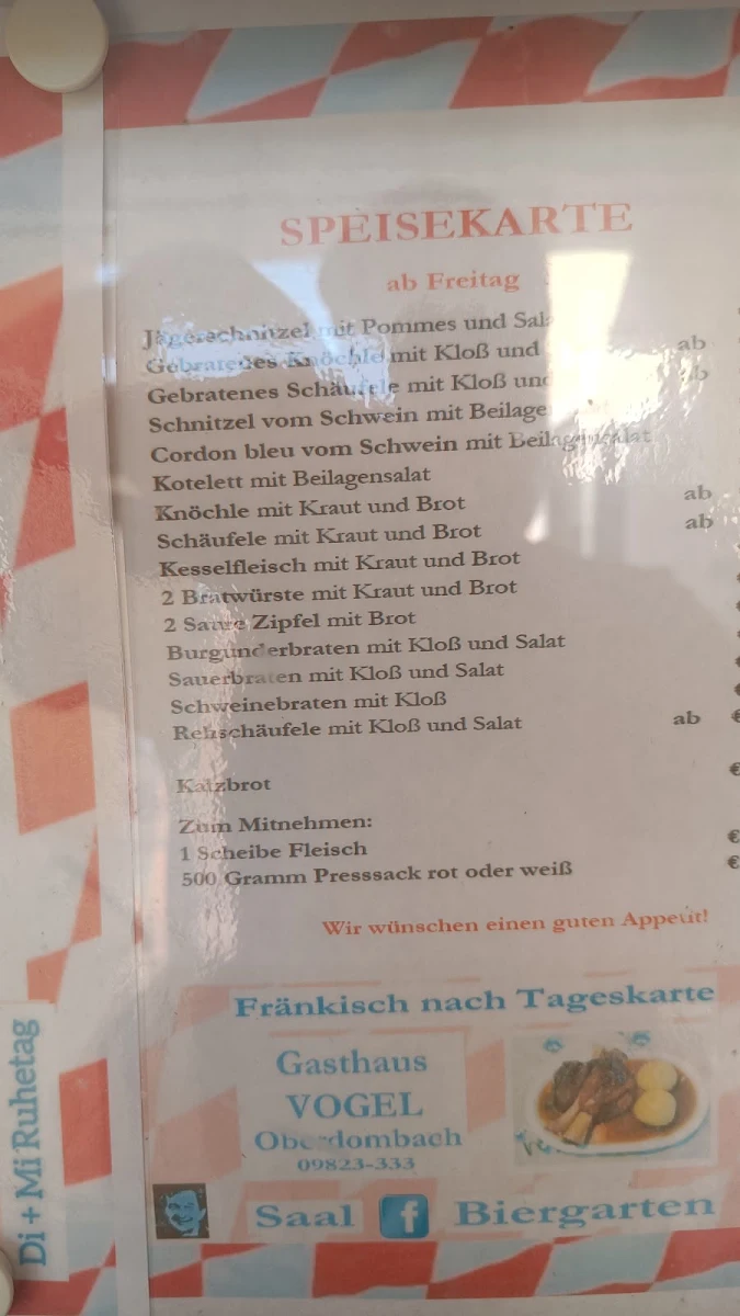 Speisekarte photo 3