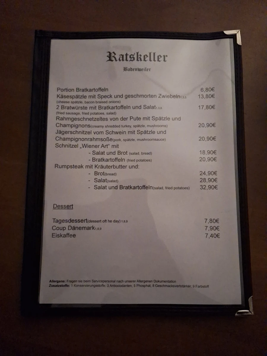 Speisekarte photo 2