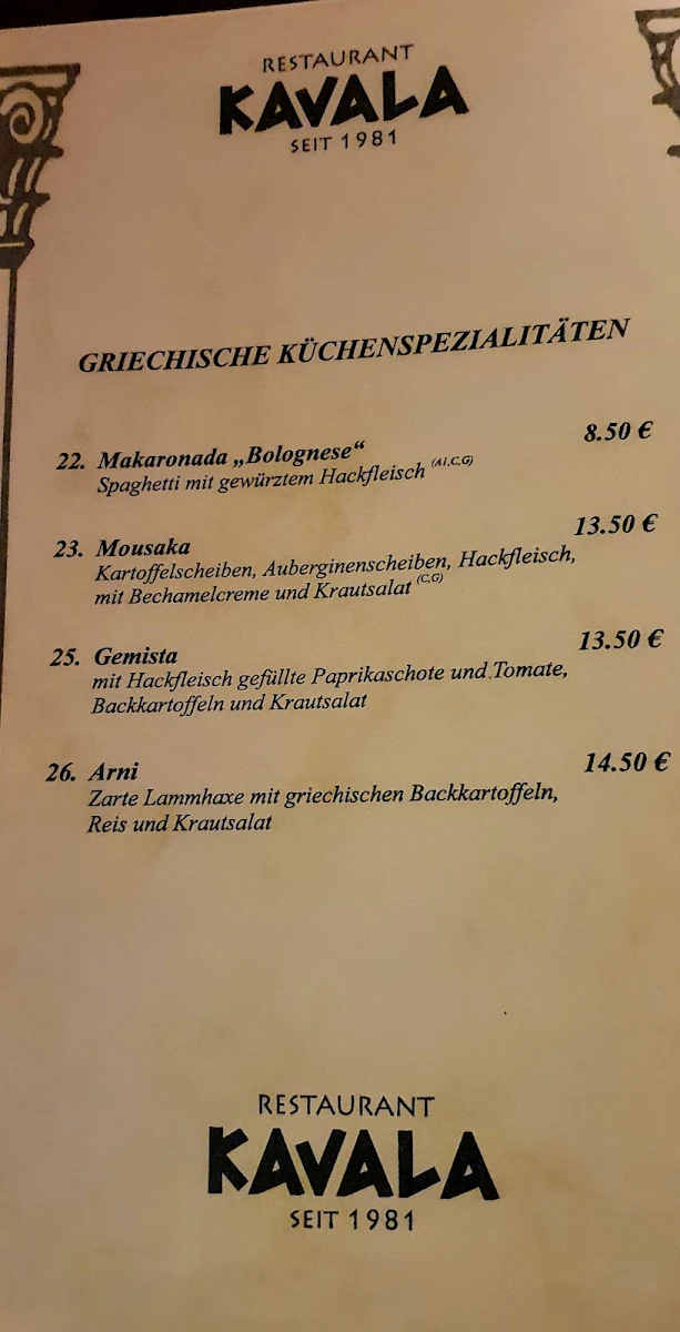 Speisekarte photo 2