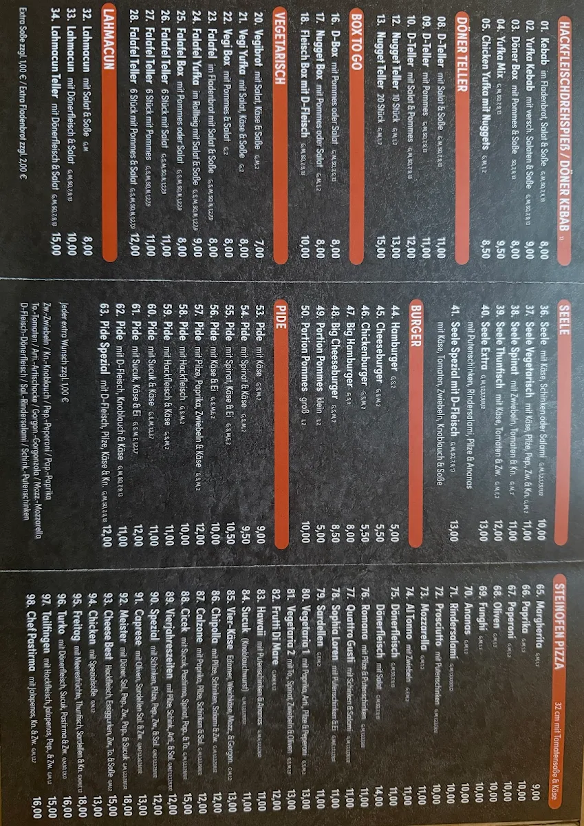Speisekarte photo 2