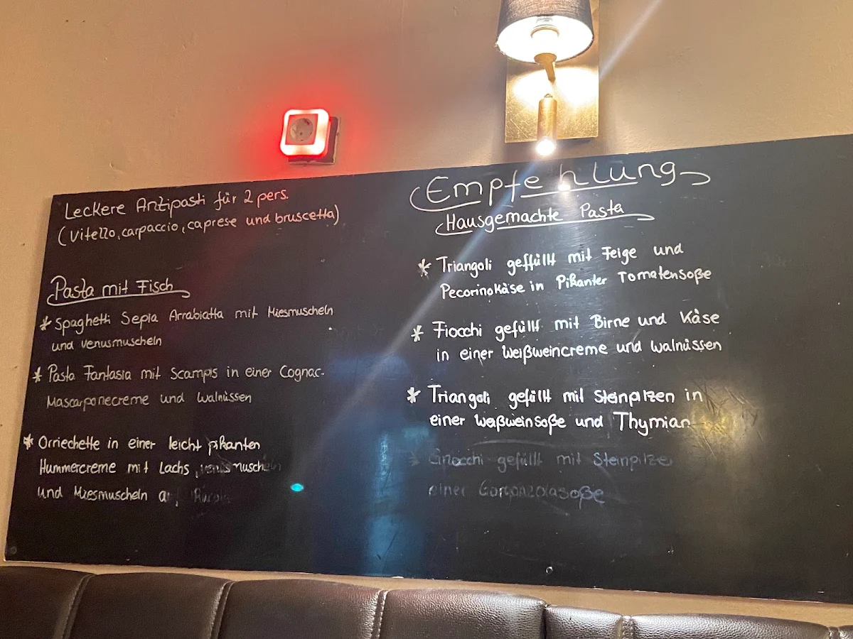Speisekarte, Trattoria da Leandro