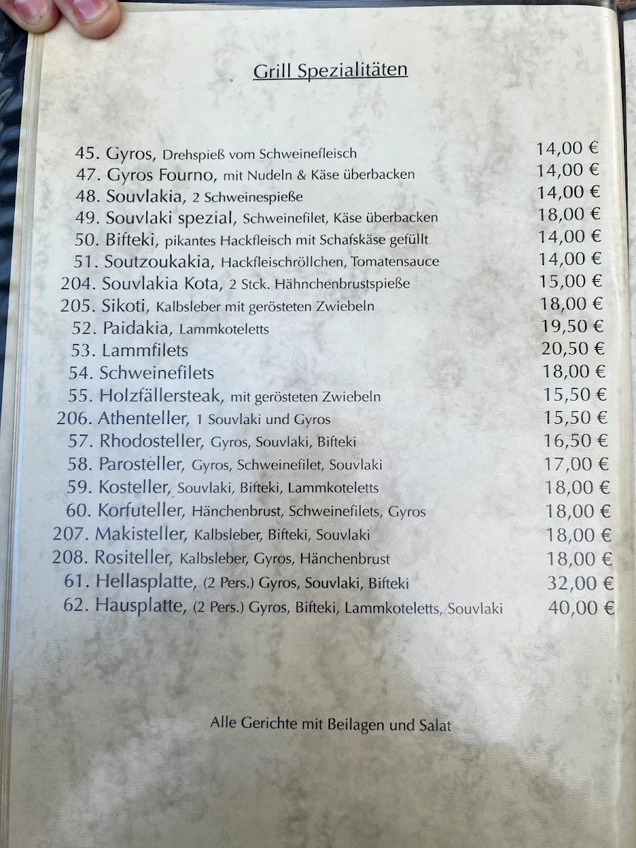 Speisekarte photo 1