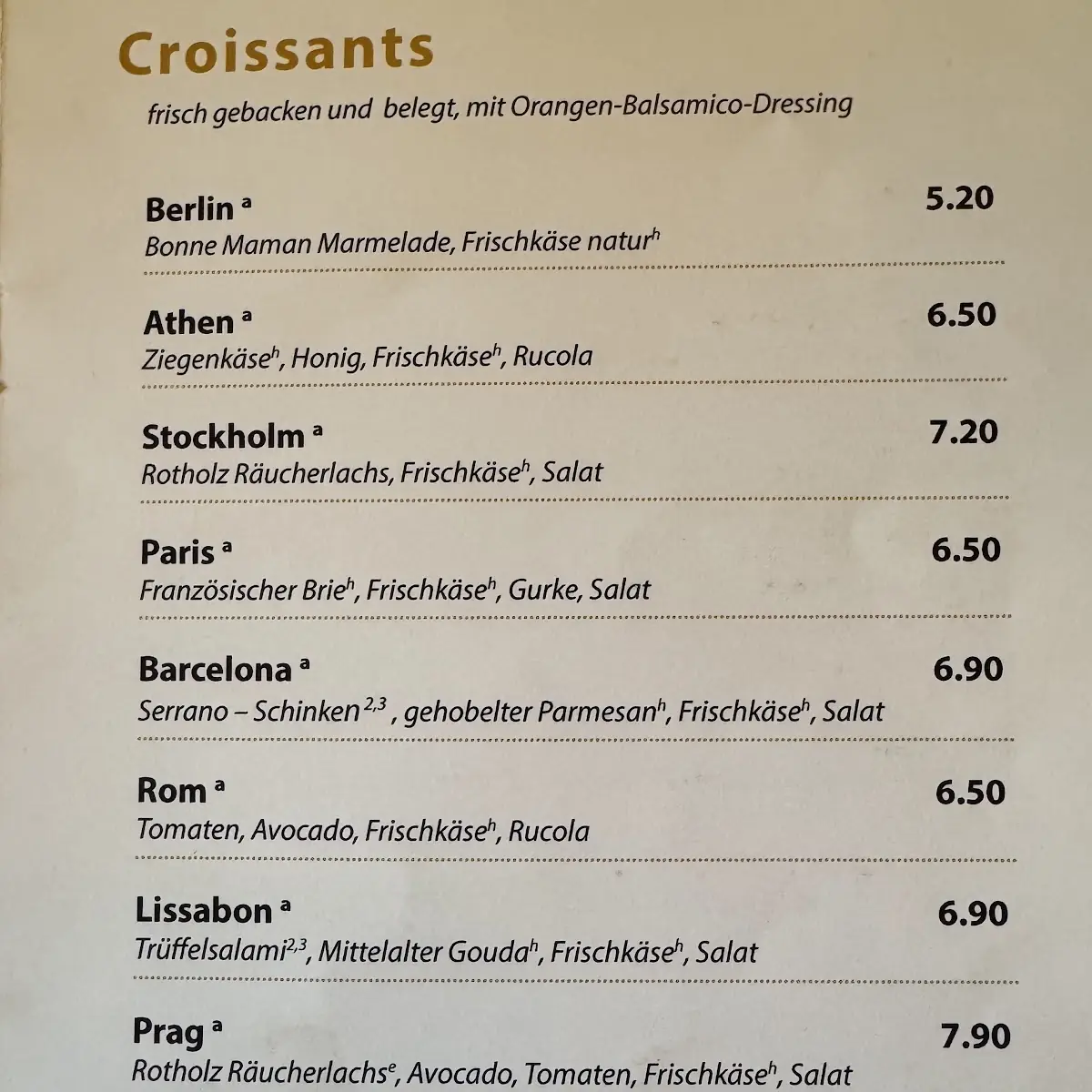 Speisekarte photo 2