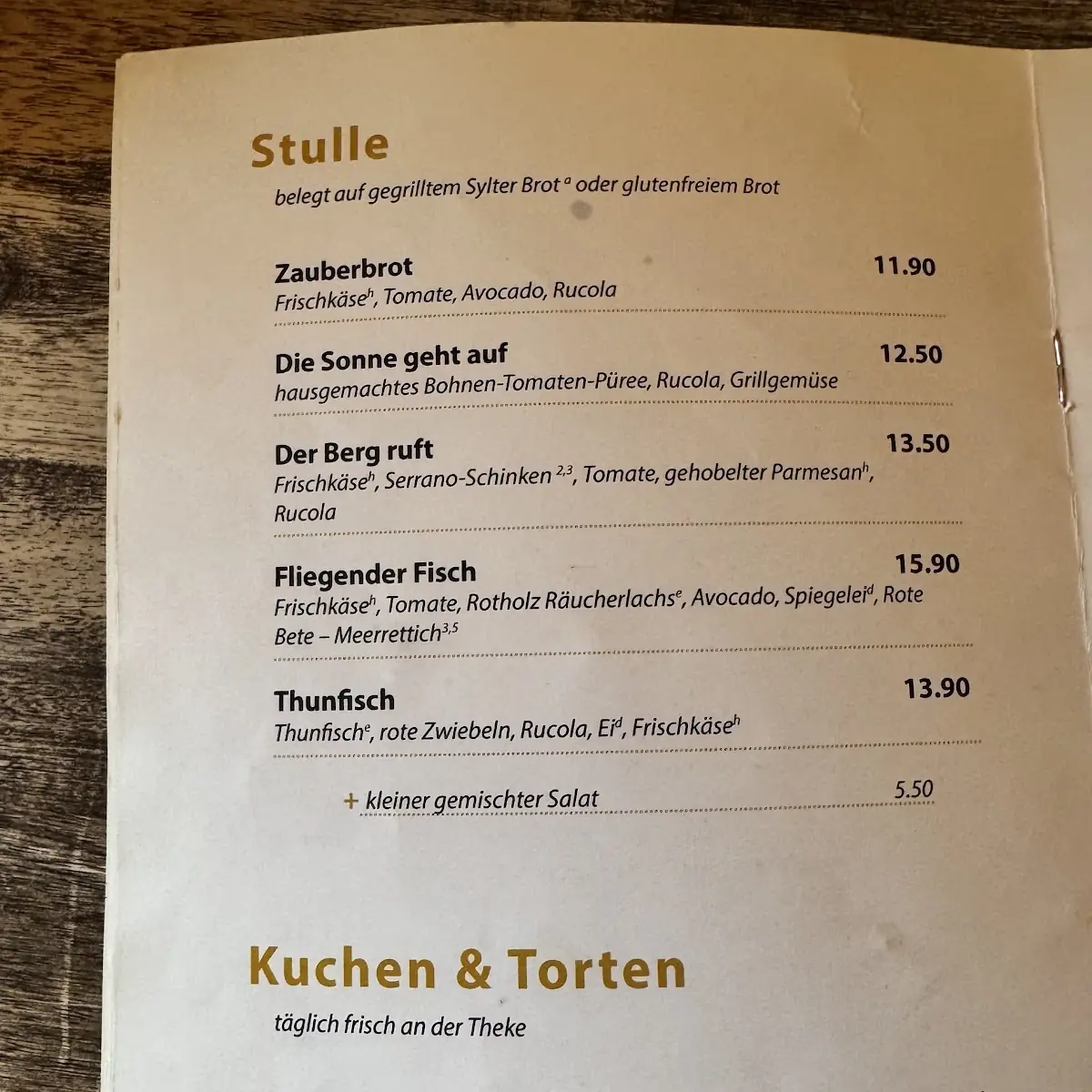 Speisekarte photo 3