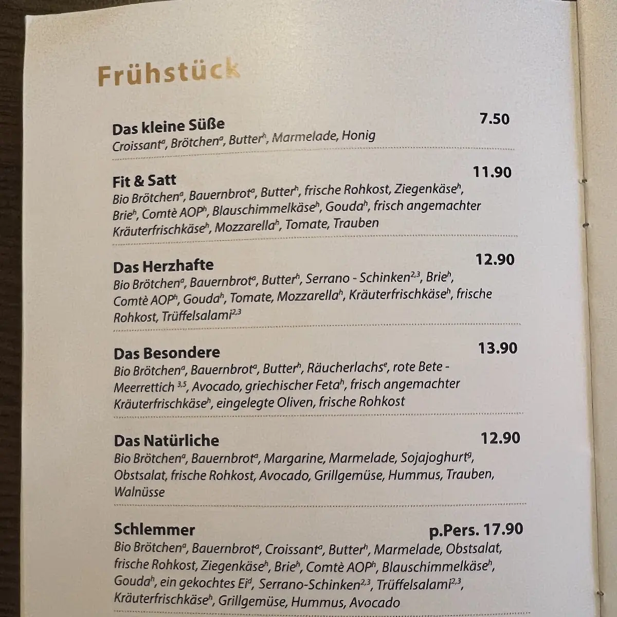 Speisekarte photo 6
