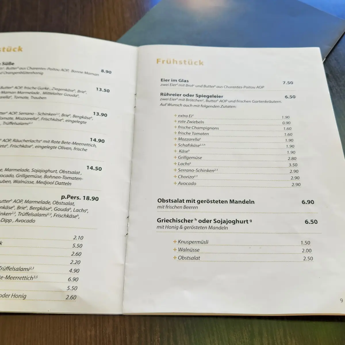 Speisekarte photo 9