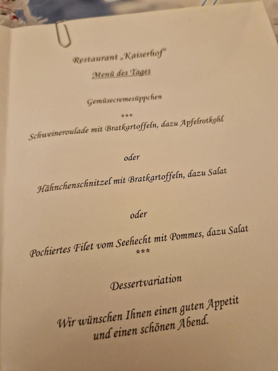 Speisekarte photo 1