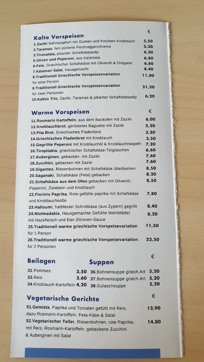 Speisekarte photo 1