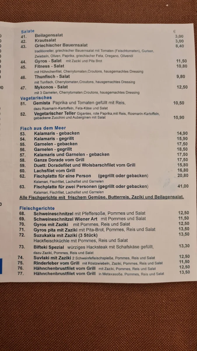 Speisekarte photo 4