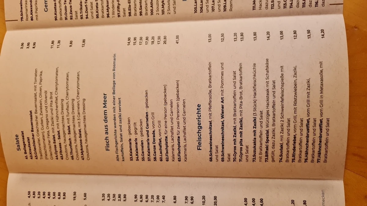 Speisekarte photo 9