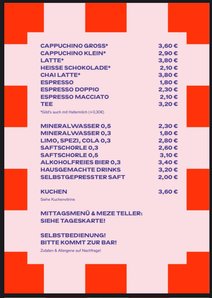 Speisekarte photo 1