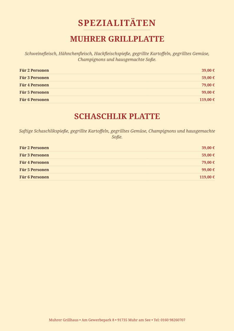 Speisekarte photo 2