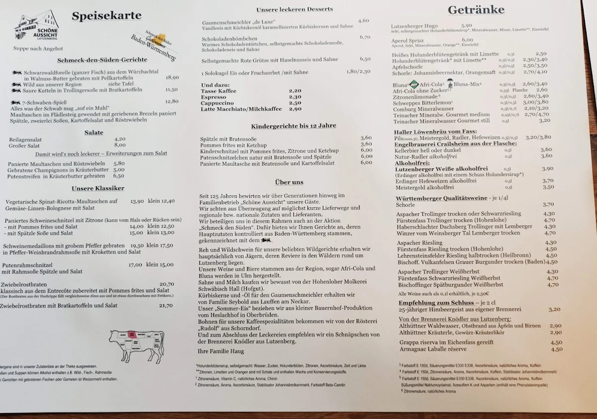 Speisekarte photo 2
