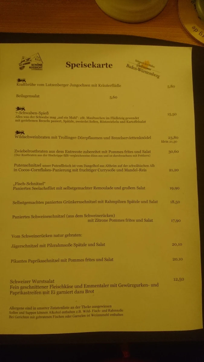 Speisekarte photo 4