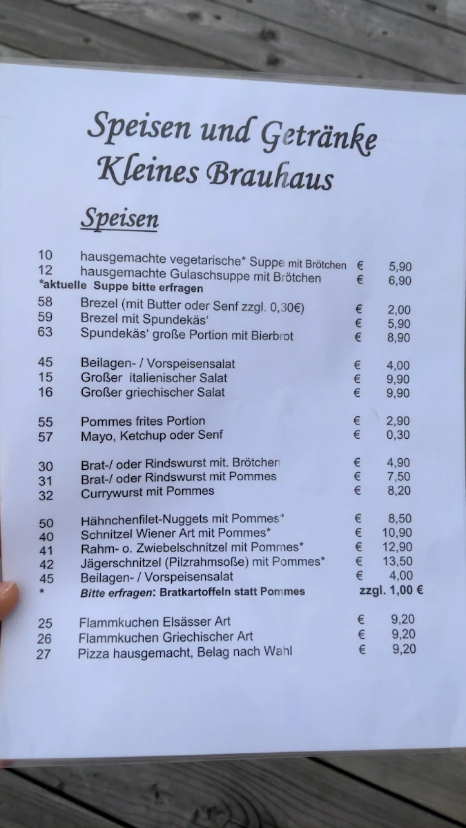 Speisekarte photo 3