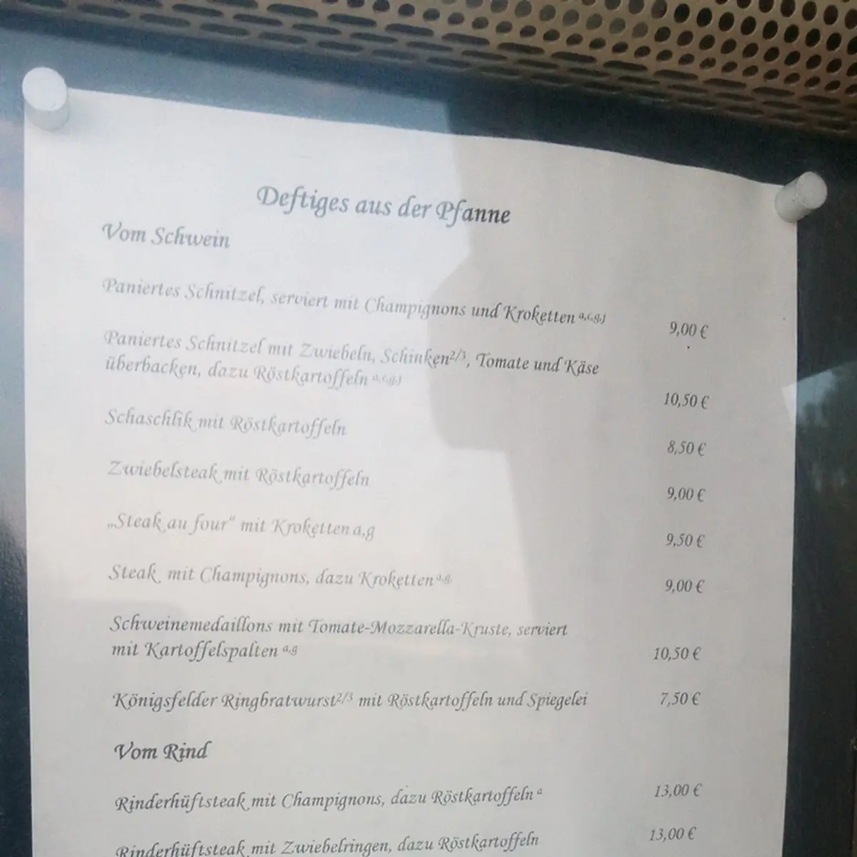 Speisekarte photo 3