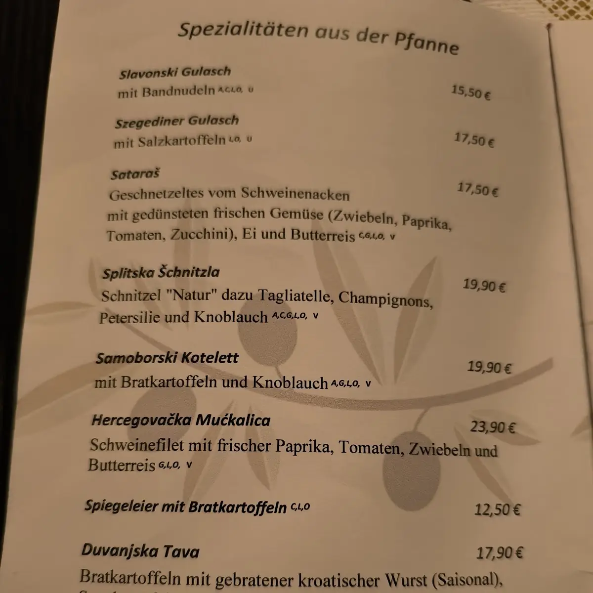 Speisekarte photo 4