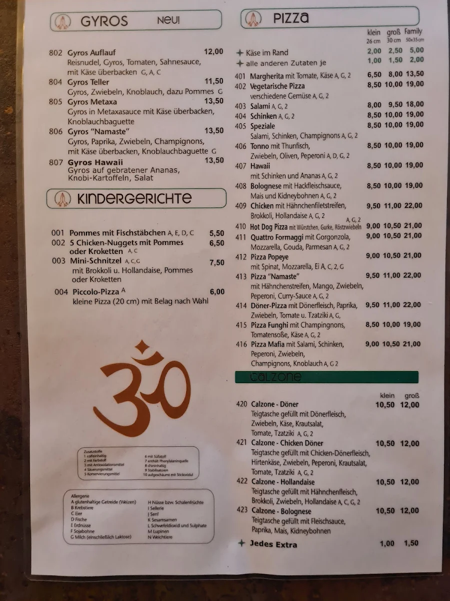 Speisekarte photo 1