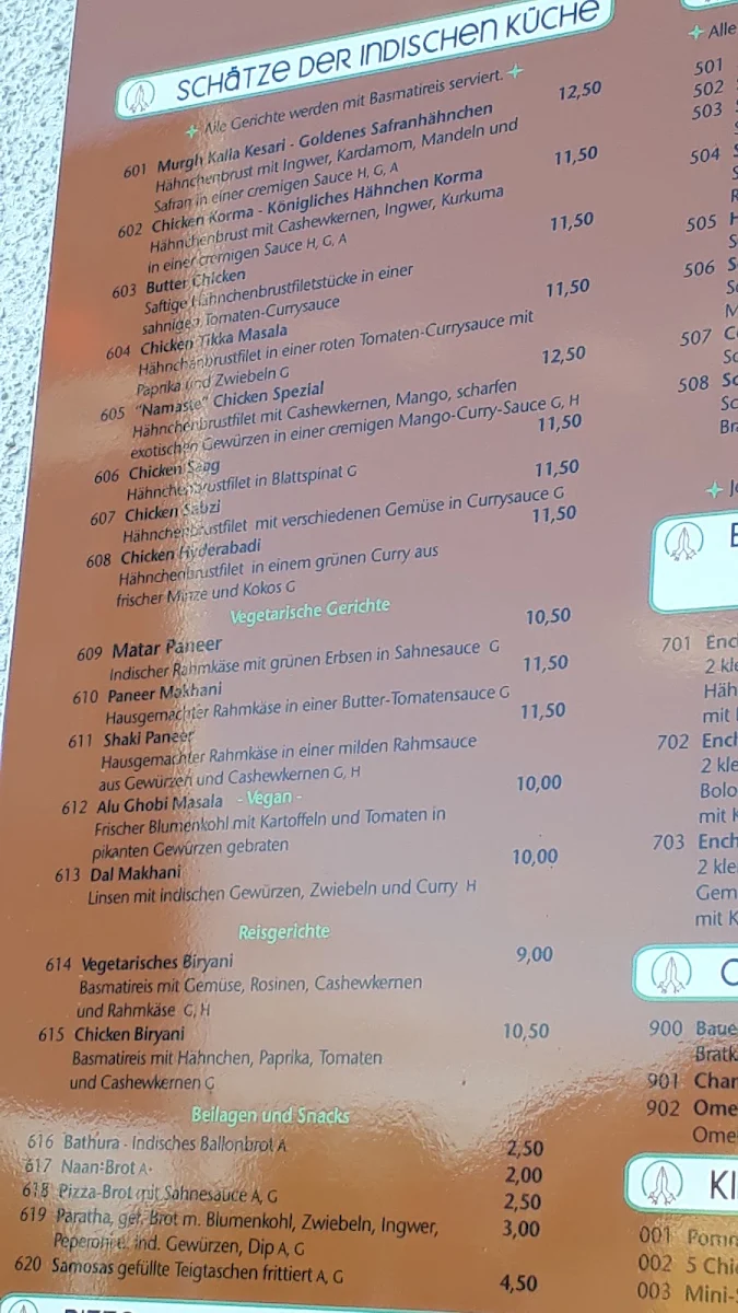 Speisekarte photo 2