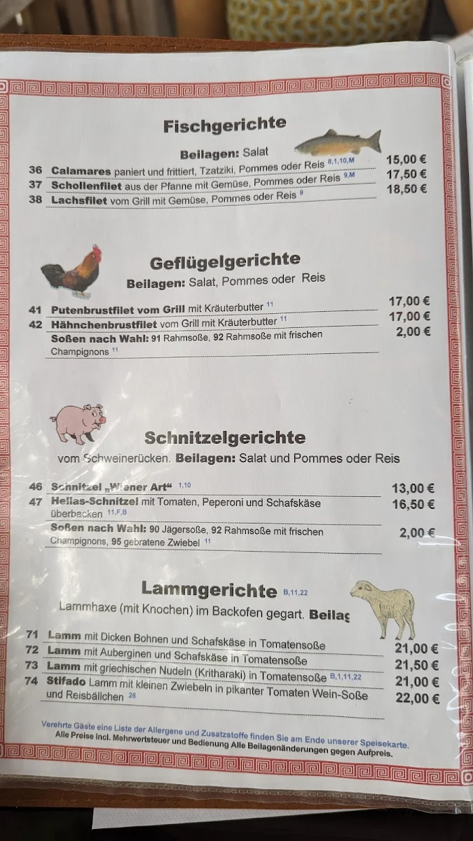 Speisekarte photo 2