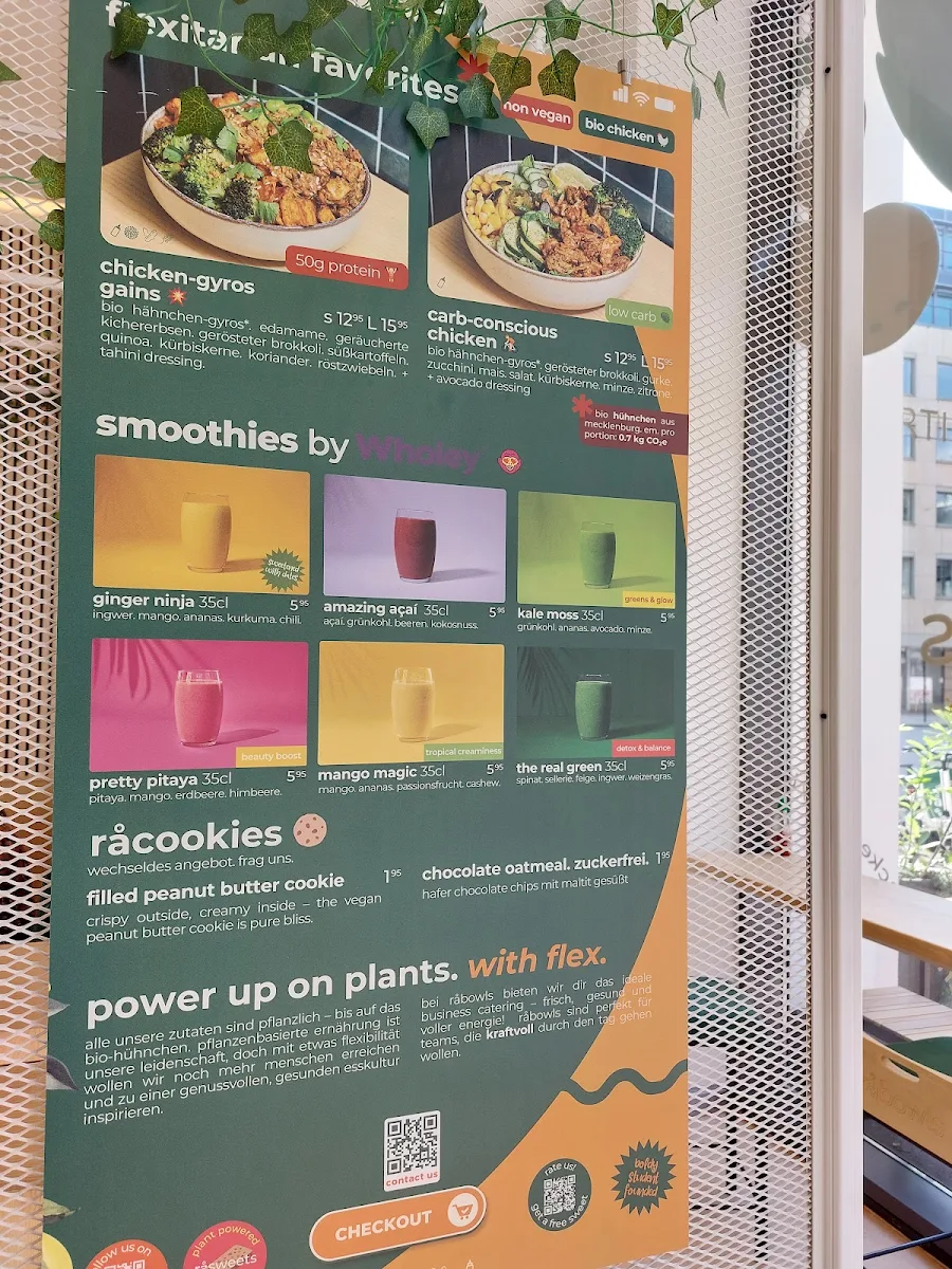 Speisekarte, råbowls