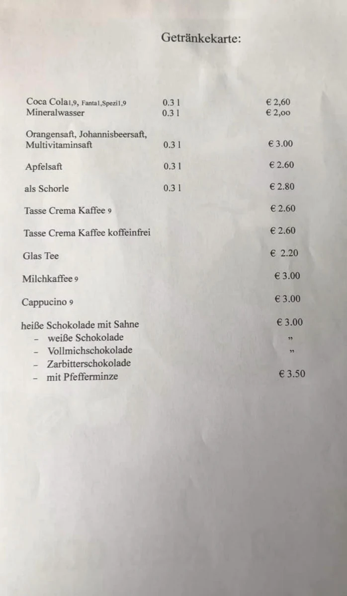 Speisekarte photo 3