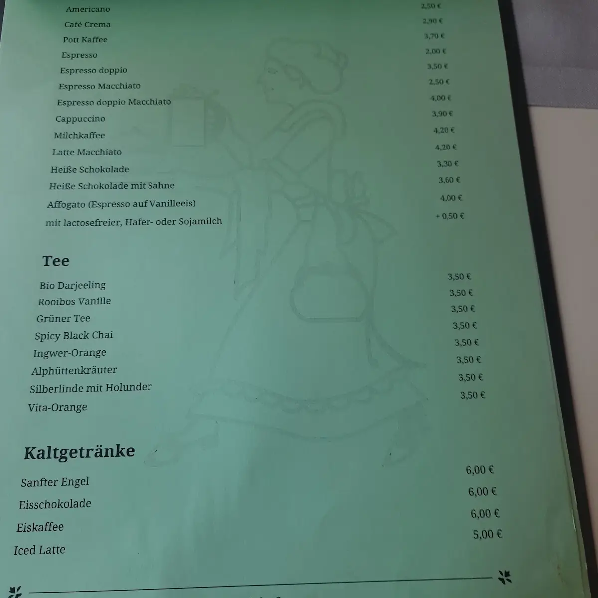 Speisekarte photo 3