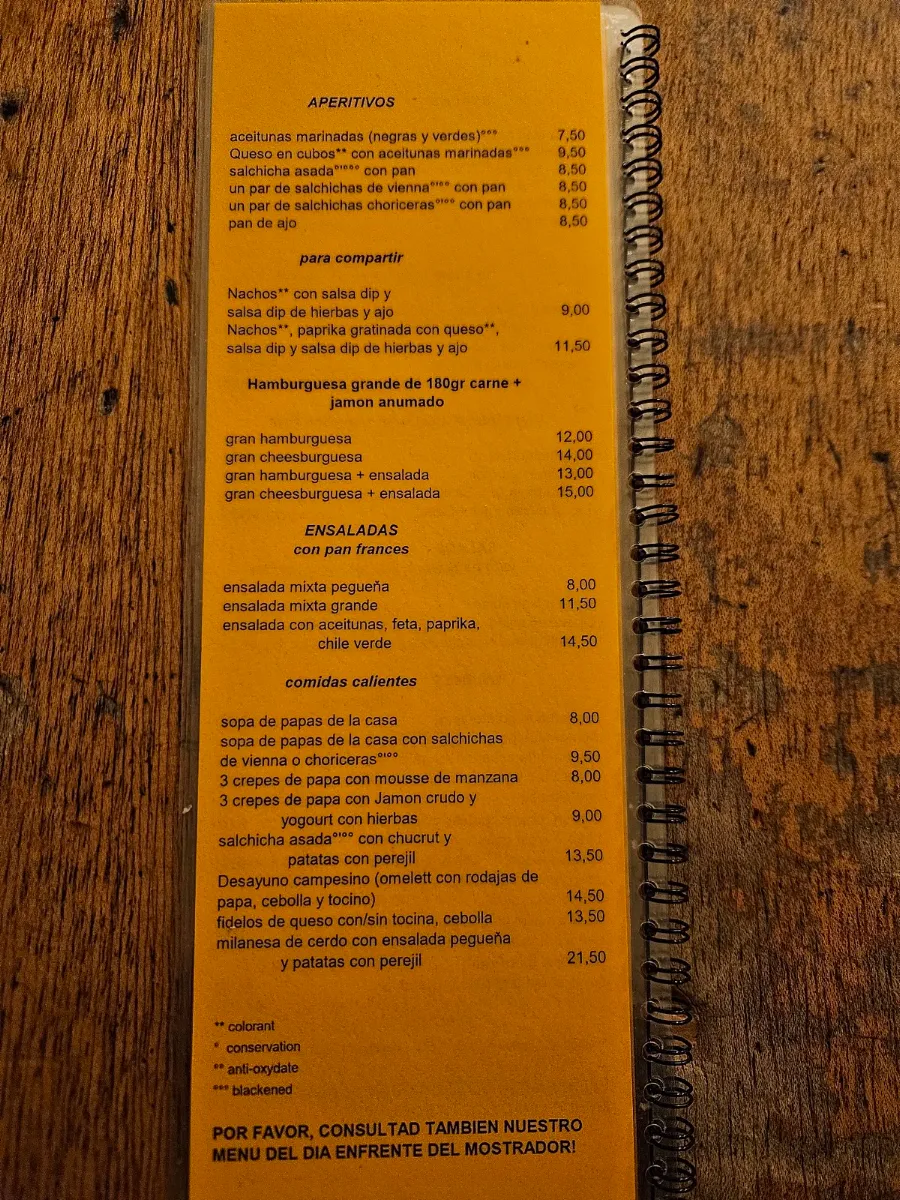 Speisekarte photo 1