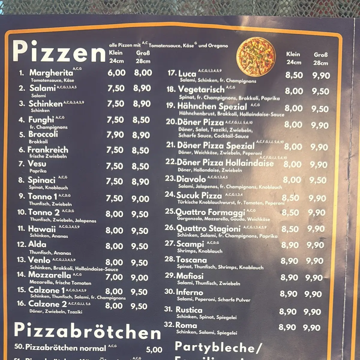 Speisekarte photo 2