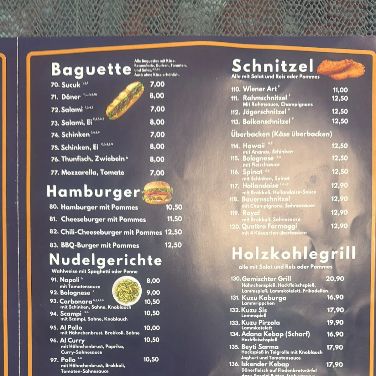 Speisekarte photo 3